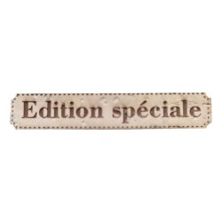 Étiquette gravée Édition spéciale en liège différents coloris au choix SCRAPMOUSET
