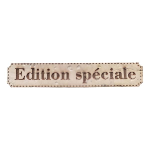 Étiquette gravée Édition spéciale en liège différents coloris au choix SCRAPMOUSET