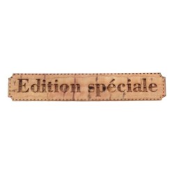 Étiquette gravée Édition spéciale en liège différents coloris au choix SCRAPMOUSET