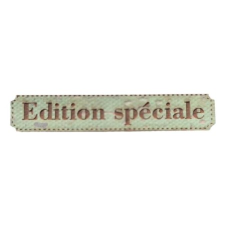 Étiquette gravée Édition spéciale en liège différents coloris au choix SCRAPMOUSET