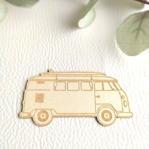 Trio embellissements Escapade estivale en carton bois SCRAPMOUSET