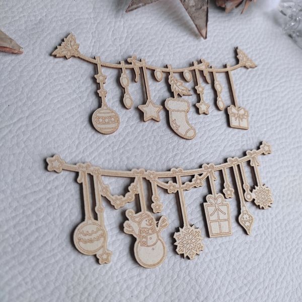 Lot 2 guirlandes festives