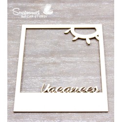 Chipboards "Vacances Mer & Montagne" de Scrapmouset