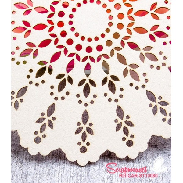 Chipboard "Grand Doilie Aurélie" de Scrapmouset