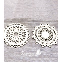 Chipboards "Petits Doilies" de Scrapmouset