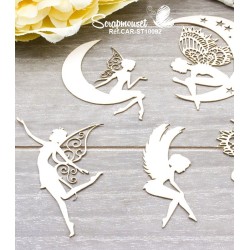 Chipboards "Monde féerique" de Scrapmouset