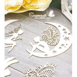 Chipboards "Monde féerique" de Scrapmouset