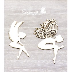 Chipboards "Monde féerique" de Scrapmouset