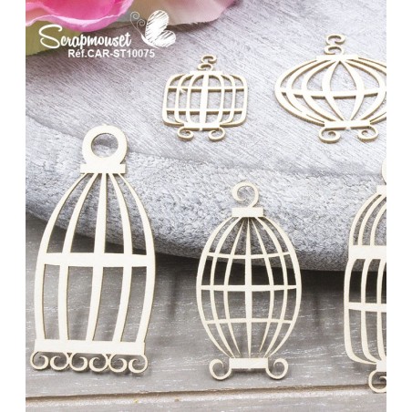 Chipboards "Cages" de Scrapmouset