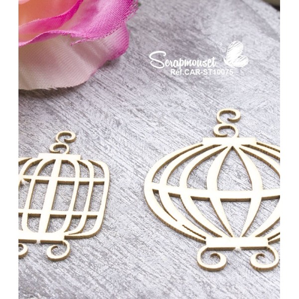 Chipboards "Cages" de Scrapmouset