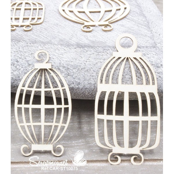 Chipboards "Cages" de Scrapmouset