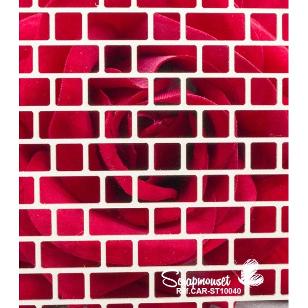 Chipboard "Fond Mur de briques" de Scrapmouset