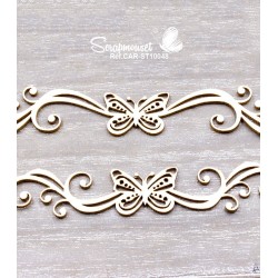 Chipboards "Volutes papillons" de Scrapmouset