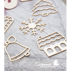 Chipboards "Ambiance Noël" de Scrapmouset