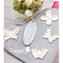 Chipboards "Petits papillons"