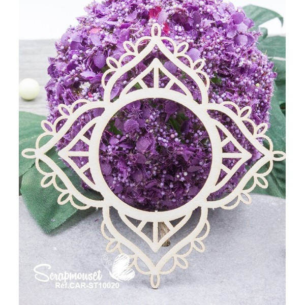 Chipboard "Cadre carré design"