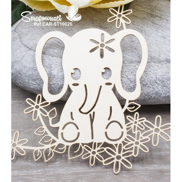 Chipboard "Petit éléphant"