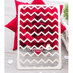 Chipboard "Fond moyens zig-zag"