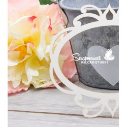 Chipboard "Cadre arabesque Camille"