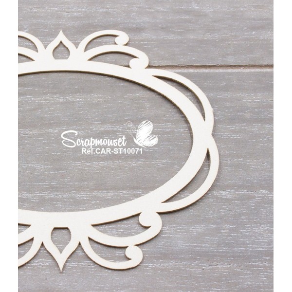 Chipboard "Cadre arabesque Camille"