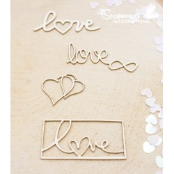 Embellissements Mots Saint Valentin Scrapmouset