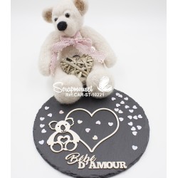 Embellissement scrap cadre enfant Koala bébé d'amour de Scrapmouset