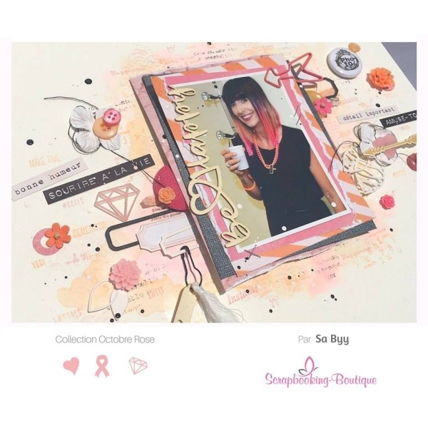 Mots en Carton bois - Be Happy - 9.3 x 2.9 cm