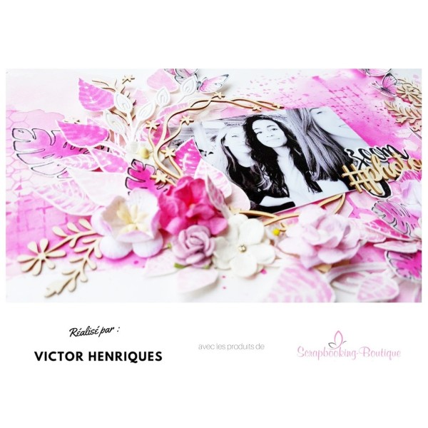 Mot en Carton bois - #photo - 4.7 x 2.1 cm