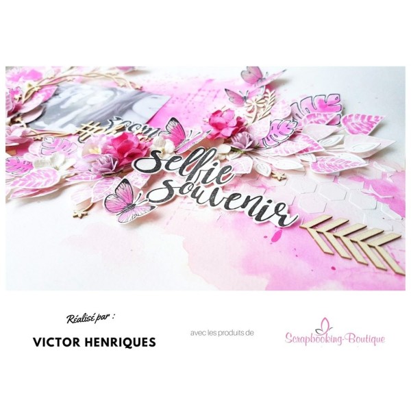 Mot en Carton bois - #photo - 4.7 x 2.1 cm