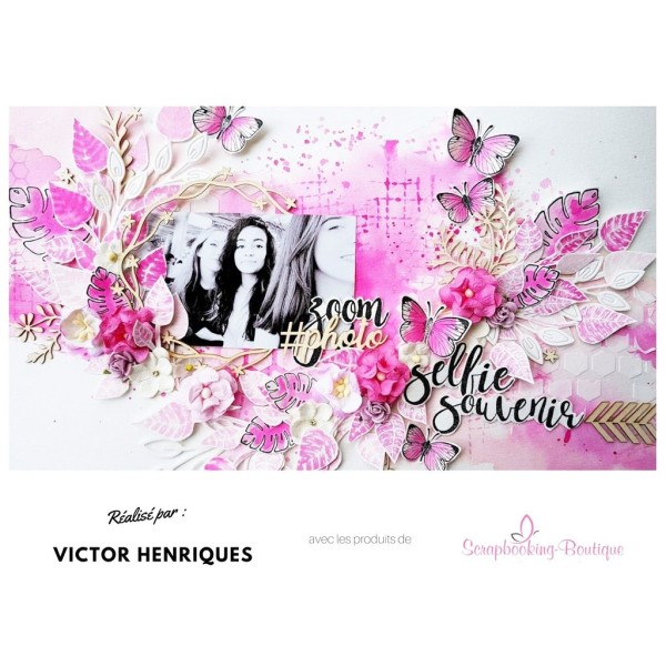 Mot en Carton bois - #photo - 4.7 x 2.1 cm