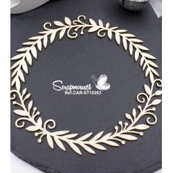 Embellissement chipboard scrapbooking