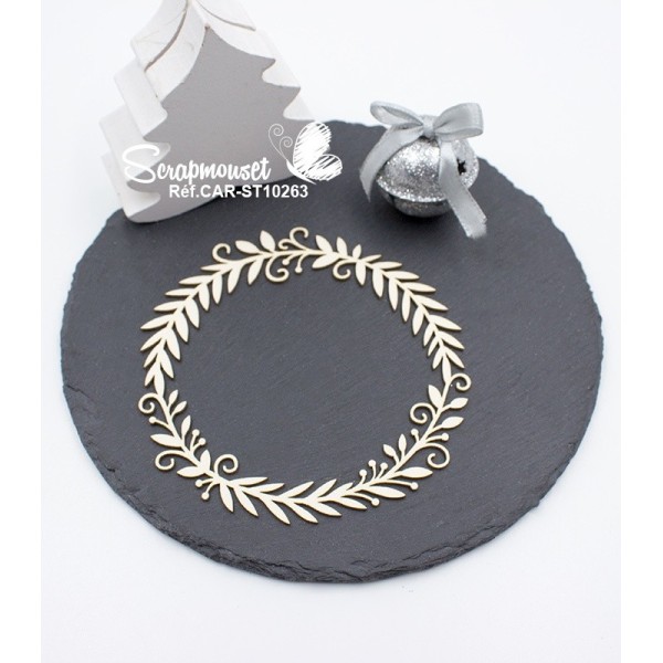 Embellissement chipboard scrapbooking