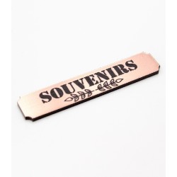 Etiquette souvenirs en Acrylique de couleur Rose Gold SCRAPMOUSET
