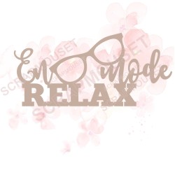 Mot En mode relax en carton bois SCRAPMOUSET